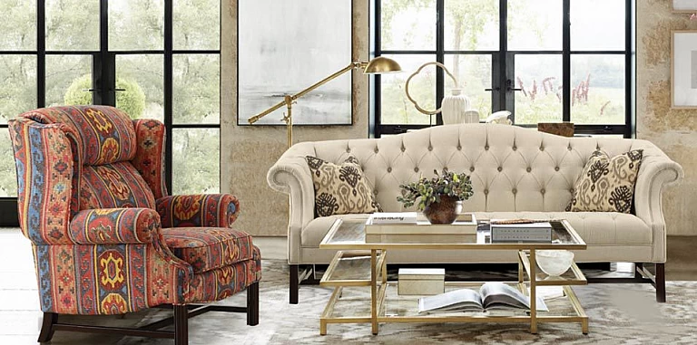 Σαλόνι καπιτονέ (7353, 7352) ΣΑΛΟΝΙΑ ΥΦΑΣΜΑΤΙΝΑ