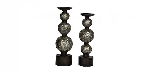 Σετ διακοσμητικά κηροπήγια (E599)