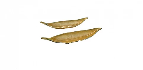 Σετ πιατέλες σε χρυσό φινίρισμα (002G)