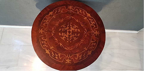 Τραπεζάκι ροτόντα με μαρκιτερί (1037-R)