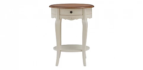 Vintage κομοδίνο σε εκρού πατίνα (GK42) Vintage κομοδίνο σε εκρού πατίνα (GK42)