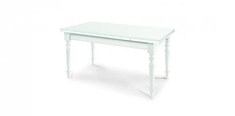 Τραπέζι τραπεζαρίας λευκό ανοιγόμενο (1009)