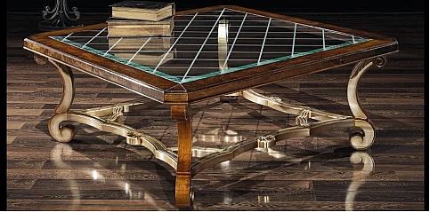 Τραπέζι σαλονιού με τζάμι (AMAD)