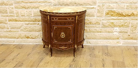 Μπαγιού με Καμπύλες Γραμμές σε Ρίζα Ελιάς (0016-A) 