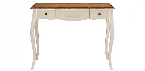 Γραφειάκι-τουαλέτα σε εκρού πατίνα vintage (GW54)