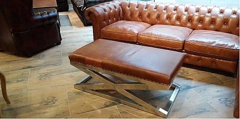 Δερμάτινο σκαμπό (0011)