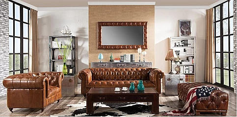 Σαλόνι σε γνήσιο δέρμα (0473,0472)