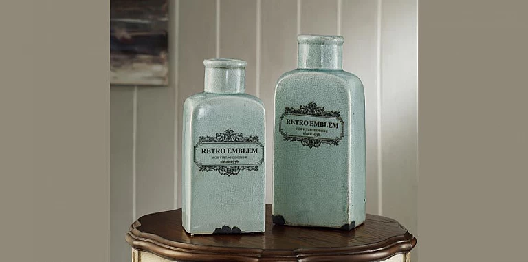 Κεραμικό βάζο "RETRO" (A949)-ΒΑΖA ΔΙΑΚΟΣΜΗΤΙΚA