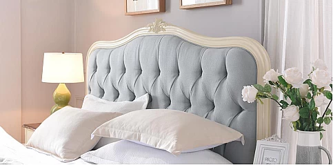 Vintage Κρεβάτι διπλό καπιτονέ ξυλόγλυπτο (115G) (150Χ200) Vintage Κρεβάτι διπλό καπιτονέ ξυλόγλυπτο (115G) (150Χ200)