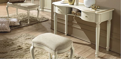 Σετ κρεβατοκάμαρας SΙΕΝΑ AVORIO με μενταγιόν στο κεφαλάρι (SIEN-SET)