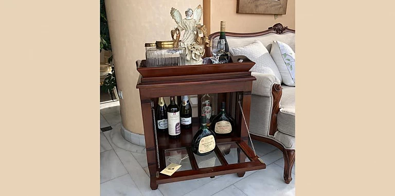 Μπαράκι με δίσκο (H028) ΜΠΑΡΑΚΙ ΕΠΙΠΛΟ