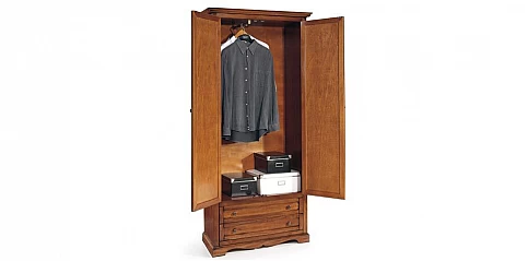 Ντουλάπα ξύλινη με δύο πόρτες (517I)