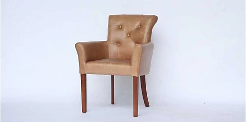 Πολυθρονάκι δερμάτινο (7446) εκθεσιακό