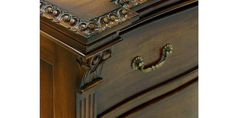 Συρταριέρα από μασίφ μαόνι CHESNUT HILL (CH02)-ΚΟΜΟΤΑ ΜΙΚΡΟΕΠΙΠΛΑ