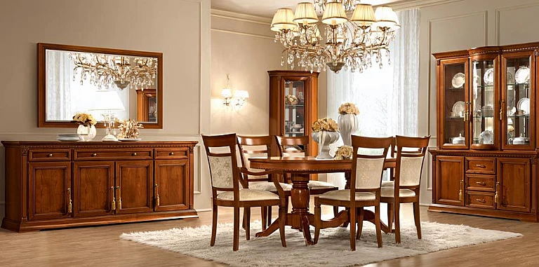 Τραπέζι τραπεζαρίας επεκτεινόμενο TREVISO κερασιά (TREO) ΤΡΑΠΕΖΙΑ ΤΡΑΠΕΖΑΡΙΑΣ