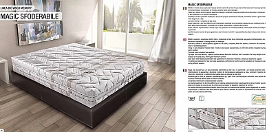 Aloe vera memory foam mattress 9 zone (180x200)