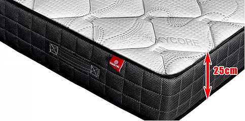 Υπέρδιπλο στρώμα ανατομικό "CARBON" Flex (FL18)