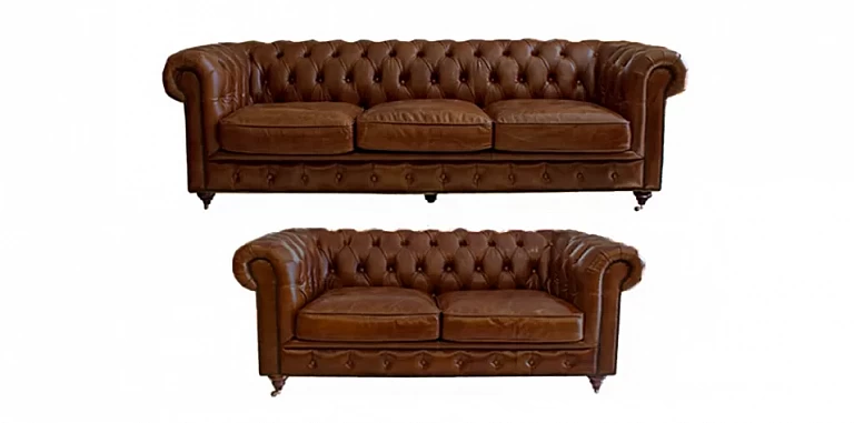 Σετ Chesterfield καναπέδες 3.5θέσιος + 2.5θέσιος (FG192,FG193) ΣΑΛΟΝΙΑ ΓΡΑΦΕΙΟΥ ΔΕΡΜΑΤΙΝΑ