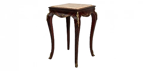 Τετράγωνο τραπεζάκι με μάρμαρο (1085)