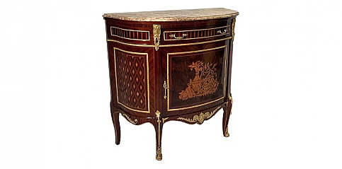 Μπαγιού Louis Quinze ημικυκλικό με Καμπύλες Γραμμές  παλίσανδρος (1508)