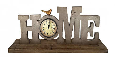 Επιτραπέζιο ρολόι "HOME" (A557)