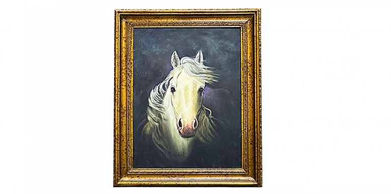 Διακοσμητικός πίνακας σε χρυσή κορνίζα "Άλογο" (0022) ΠΙΝΑΚΕΣ ΖΩΓΡΑΦΙΚΗΣ Διακοσμητικός πίνακας σε χρυσή κορνίζα "Άλογο" (0022) ΠΙΝΑΚΕΣ ΖΩΓΡΑΦΙΚΗΣ