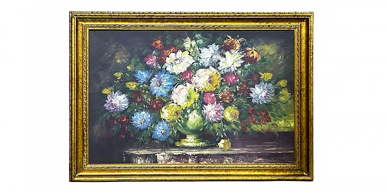 Διακοσμητικός πίνακας σε χρυσή κορνίζα "Λουλούδια" (0018) ΠΙΝΑΚΕΣ ΖΩΓΡΑΦΙΚΗΣ Διακοσμητικός πίνακας σε χρυσή κορνίζα "Λουλούδια" (0018) ΠΙΝΑΚΕΣ ΖΩΓΡΑΦΙΚΗΣ