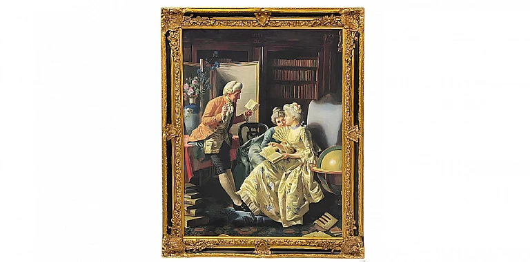 Διακοσμητικός πίνακας σε χρυσή κορνίζα "FRENCH BAROQUE" (0024) ΠΙΝΑΚΕΣ ΖΩΓΡΑΦΙΚΗΣ