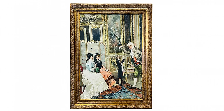 Διακοσμητικός πίνακας σε χρυσή κορνίζα "FRENCH BAROQUE" (0026) ΠΙΝΑΚΕΣ ΖΩΓΡΑΦΙΚΗΣ