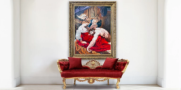 Διακοσμητικός πίνακας σε χρυσή κορνίζα "Σαμψών & Δαλιδά" (0001) ΠΙΝΑΚΕΣ ΖΩΓΡΑΦΙΚΗΣ Διακοσμητικός πίνακας σε χρυσή κορνίζα "Σαμψών & Δαλιδά" (0001) ΠΙΝΑΚΕΣ ΖΩΓΡΑΦΙΚΗΣ