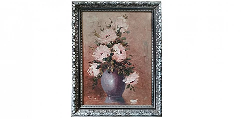 Πίνακας με κορνίζα "Λουλούδια" (Μ272) 