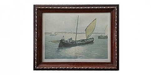 Πίνακας με κορνίζα "Ψαράδες" (M240)