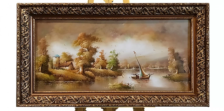 Πίνακας με κορνίζα "Τοπίο" (0003A) ΠΙΝΑΚΕΣ ΖΩΓΡΑΦΙΚΗΣ