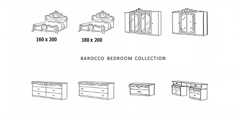Κρεβάτι king size Ιταλίας BAROCCO (BGO3) (197Χ200)-ΚΡΕΒΑΤΙΑ ΥΠΕΡΔΙΠΛΑ Κρεβάτι king size Ιταλίας BAROCCO (BGO3) (197Χ200)-ΚΡΕΒΑΤΙΑ ΥΠΕΡΔΙΠΛΑ