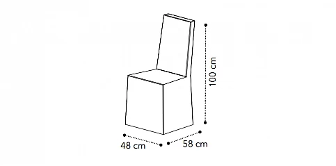 Πολυθρόνα Ιταλική με ύφασμα FIOCCO (GIOT4)