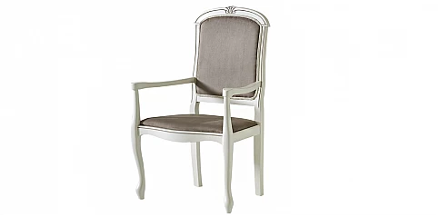 Καρεκλοπολυθρόνα σε λευκή πατίνα NOSTALGIA (NOST2)