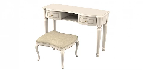 Τουαλέτα κρεβατοκάμαρας vintage κουρμπέ (SIENA)