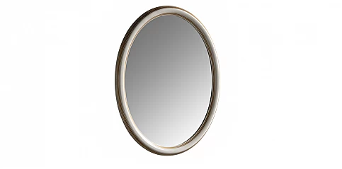Οβάλ καθρέφτης σε εκρού πατίνα VERDI (VEIV) 