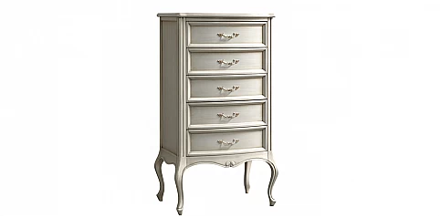 Κλασική συρταριέρα ψηλή σε εκρού πατίνα VERDI (VEIV5)