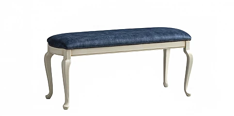 Ταμπουρέ κρεβατιού σε εκρού πατίνα VERDI (VEIV) 