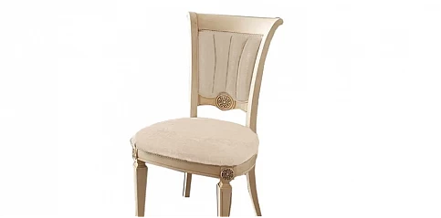 Καρέκλα τραπεζαρίας κλασική Ιταλίας εκρού AIDA (AID2)
