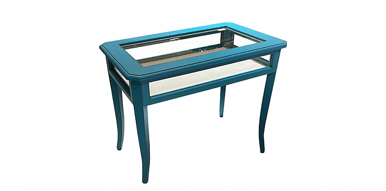 Τραπέζι πατίνα τιρκουάζ (T517) ΒΟΗΘΗΤΙΚΑ ΤΡΑΠΕΖΑΚΙΑ