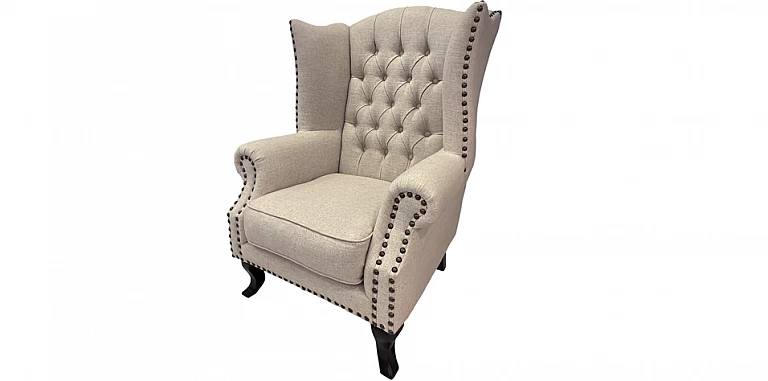 Μπερζέρα πολυθρόνα σε λινό ύφασμα (1399) | ΠΟΛΥΘΡΟΝΕΣ ΜΠΕΡΖΕΡΕΣ 