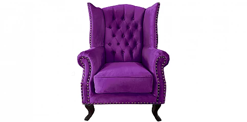 Μπερζέρα πολυθρόνα σε ματ βελούδο (LM50)