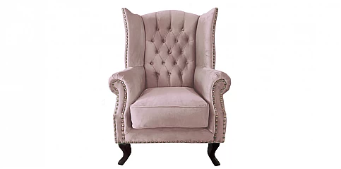 Μπερζέρα πολυθρόνα σε ματ βελούδο (LM17)