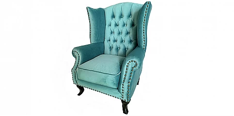 Μπερζέρα πολυθρόνα σε ματ βελούδο (LM58)