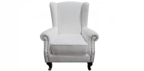 Μπερζέρα πολυθρόνα λευκή (WHIT)