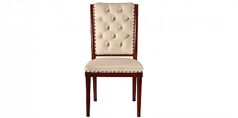 Καρέκλα ξύλινη Country εκρού (146Z)