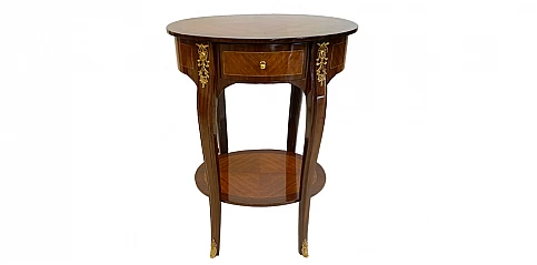 Louis XV Βοηθητικό Τραπεζάκι Σαλονιού με συρτάρι (B005)