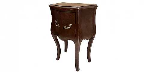 Κλασικό κομοδίνο Λουϊ Κένζ χειροποίητο ματ (0003)